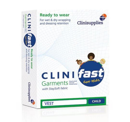 Clinifast Vest for Kids - All Sizes 2-14 years White/Blue/Pink -   Clinifast EasyMeds Pharmacy