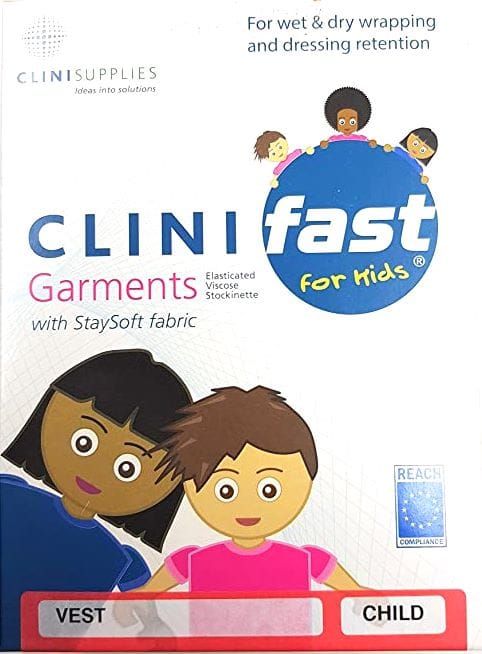 Clinifast Vest for Kids - All Sizes 2-14 years White/Blue/Pink -   Clinifast EasyMeds Pharmacy