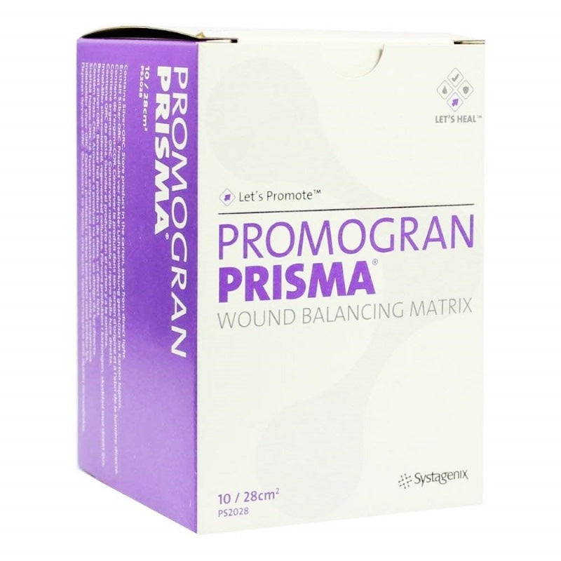 Promogran Prisma Dressings 28cm2 x 10 -   Systagenix EasyMeds Pharmacy