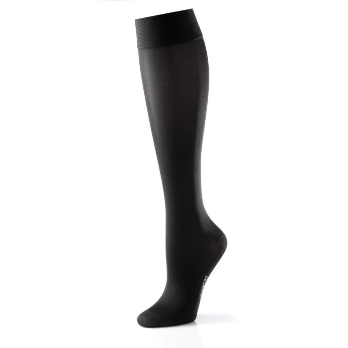 Scholl Softgrip  CL1 Below Knee Compression Stockings Closed Toe Black Small -   Scholl EasyMeds Pharmacy