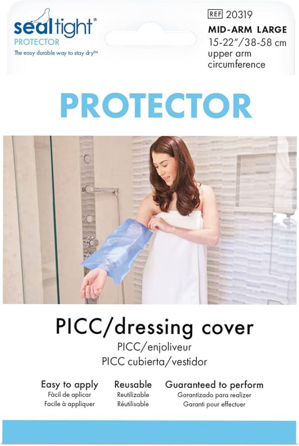 Seal Tight Protector PICC and Dressing Protector, Large Arm