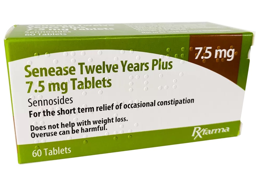 Senna Tablets 7.5mg - Pack of 60 -   EasyMeds Healthcare EasyMeds Pharmacy