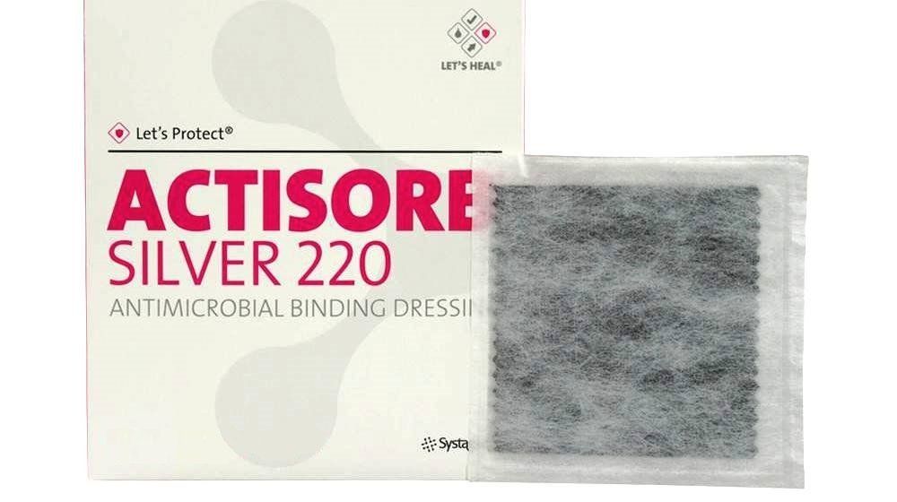 Actisorb Silver 220 Activated Charcoal Dressing(s) 10.5 x 10.5cm Wounds/Ulcers -   Systagenix EasyMeds Pharmacy