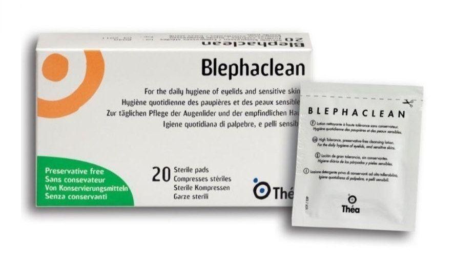 Blephaclean Sterile Pads/Wipes x20 Eye Lid Daily Hygiene Blepharitis Pres. Free - EasyMeds Pharmacy