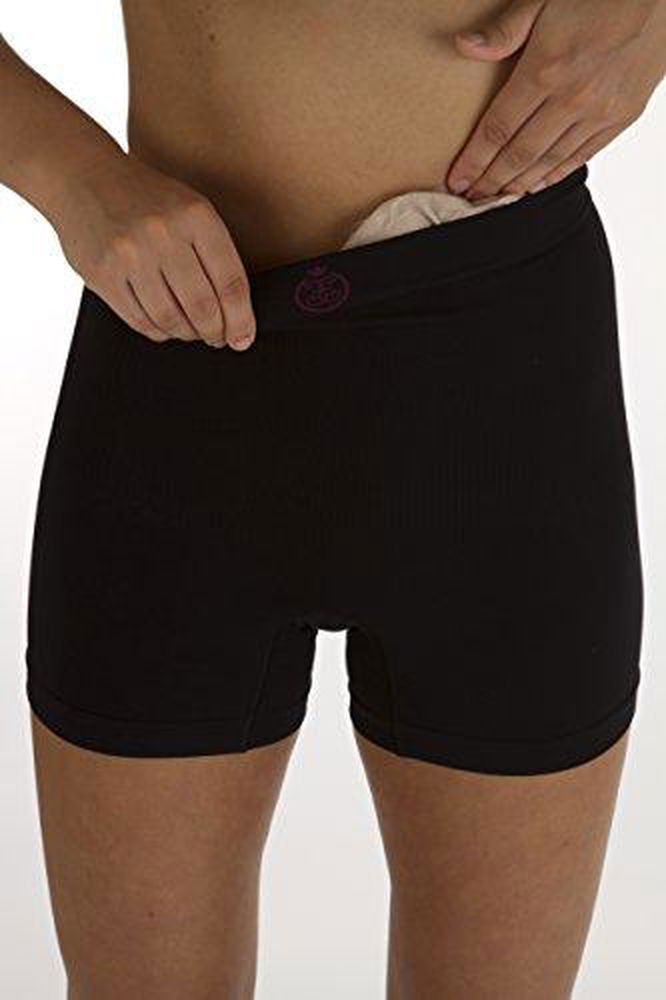 Comfizz Unisex Ostomy/Post Surgery Support Boxers | Level 1/Light Support | High Rise Waist (Black L/XL) -   Comfizz EasyMeds Pharmacy