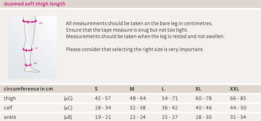 Duomed Soft Class 3 Compression Stockings Sand Below Knee Open Toe S/M/L/X -   Duomed EasyMeds Pharmacy