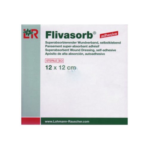 Vliwasorb Adhesive Superabsorbent Wound Dressing 15cm x 15cm