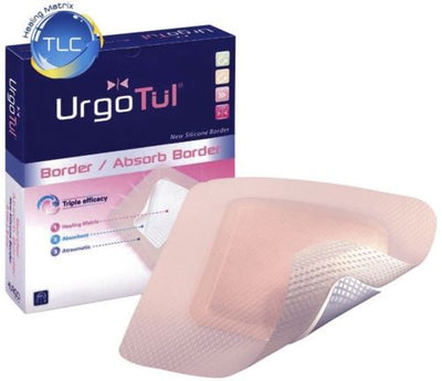 Urgotul Absorb Border Dressings with TLC 8cm x 8cm -   Urgotul EasyMeds Pharmacy