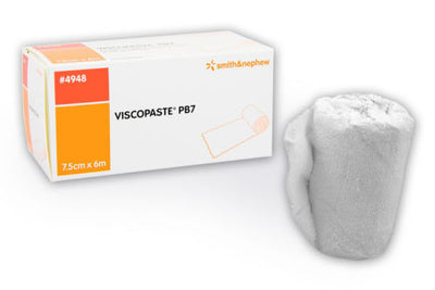 Viscopaste Zinc Paste Bandage 7.5cm x 6m by Smith & Nephew -   Viscopaste EasyMeds Pharmacy