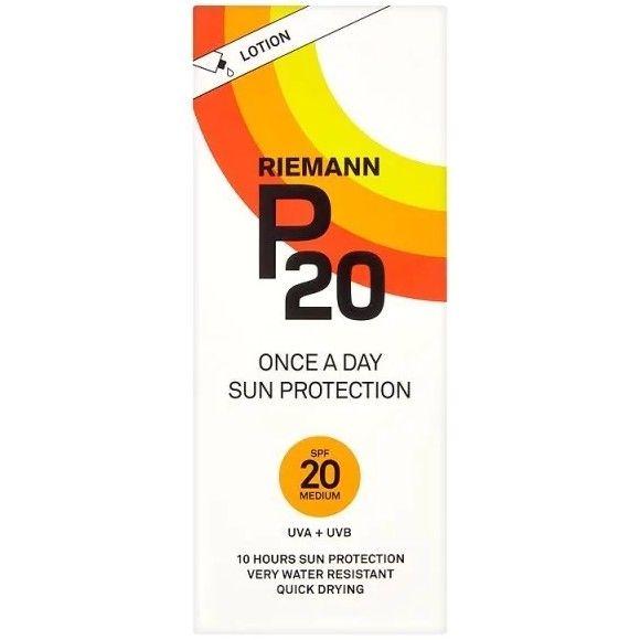 Riemann P20 Once A Day Sun Protection Lotion SPF20 200ml -   Riemann EasyMeds Pharmacy