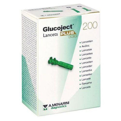 Glucoject Lancets Plus 33G x 200 -   Menarini Diagnostics EasyMeds Pharmacy