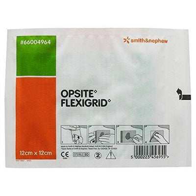 Opsite FlexiGrid Water Resistant Film Dressings 12cm x 12cm  x 10 -   Opsite EasyMeds Pharmacy