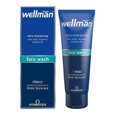 Wellman Nutrient-Enriched Face Wash 125ml by Vitabiotics -   Vitabiotics EasyMeds Pharmacy