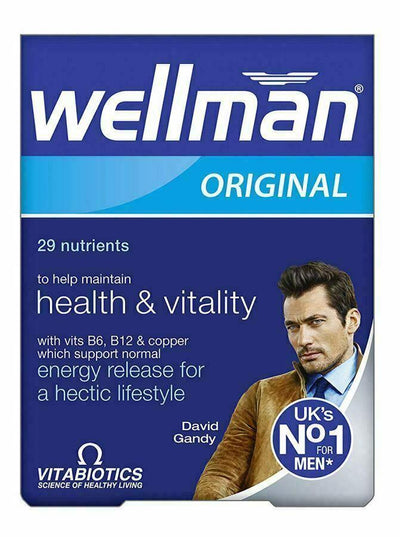 Wellman Vitamin Tablet x 30 by Vitabiotics -   Vitabiotics EasyMeds Pharmacy