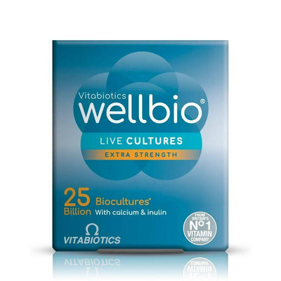 Wellbio 25 Billion Cfu Capsules x 30 by Vitabiotics -   Vitabiotics EasyMeds Pharmacy