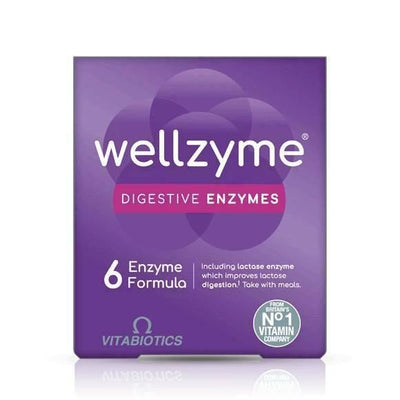 Wellzyme 6 Enzyme Capsules x 60 -   Vitabiotics EasyMeds Pharmacy