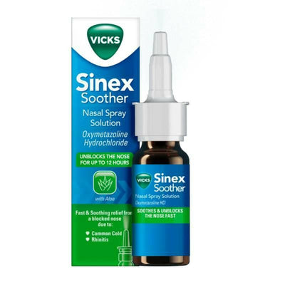 Vicks Sinex Soother Nasal Spray Solution 15ml -   Procter & Gamble EasyMeds Pharmacy