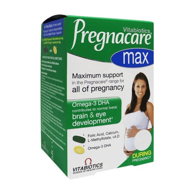 Vitabiotics Pregnacare Max Tablets Plus Omega 3 - 84 Capsules -   Vitabiotics EasyMeds Pharmacy