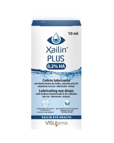 Xailin Plus HA Hylauronic Acid 0.2% Eye Drops 10ml | Preservative free -   Xailin EasyMeds Pharmacy