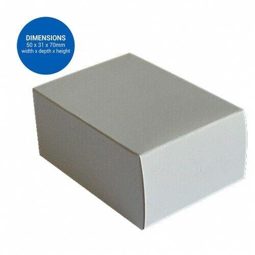 Tablet cartons - 50x31x70mm - Ref: D100 / TC2 (x250) -   EasyMeds Healthcare EasyMeds Pharmacy