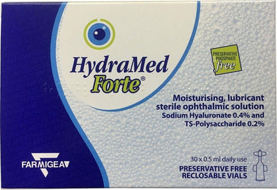 HydraMed Forte Eye Drops 30 x 0.5ml Daily Dose Units -   HydraMed Forte EasyMeds Pharmacy