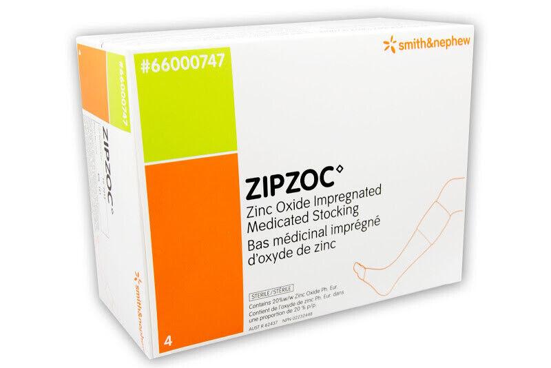 ZIPZOC 20% Zinc Oxide Impregnated Dressing [Stocking] 4 Dressings - 4 Dressings -   ZipZoc EasyMeds Pharmacy