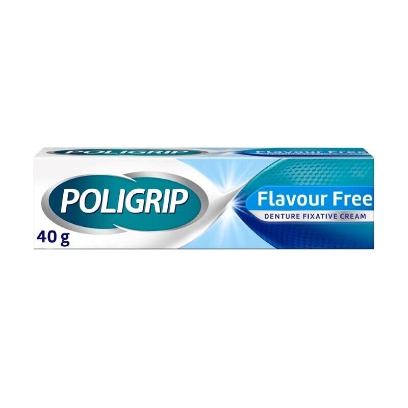 Poligrip Flavour Free Cream 40g -   Poligrip EasyMeds Pharmacy