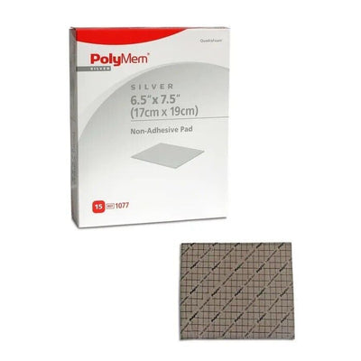 Polymem Silver Non Adhesive Pad Dressing 17cm x 19cm x 15 -   Polymem EasyMeds Pharmacy