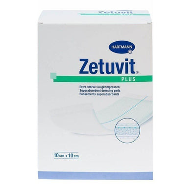 Zetuvit Plus Dressing Pads 10cm x 10cm x 10 -   Paul Hartmann EasyMeds Pharmacy