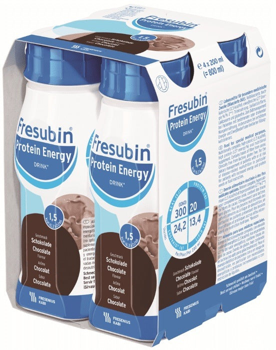 Fresubin Protein Energy Chocolate ( 4 x 200ml) -   Fresenius EasyMeds Pharmacy