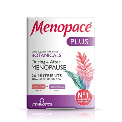 Vitabiotics Menopace Plus Tablets x 56 -   Vitabiotics EasyMeds Pharmacy