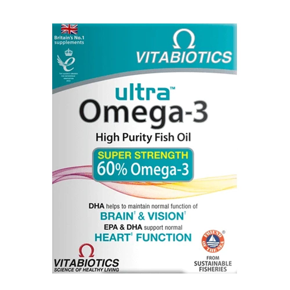 Vitabiotics Ultra Omega-3 High Potency  x 60 -   Vitabiotics EasyMeds Pharmacy