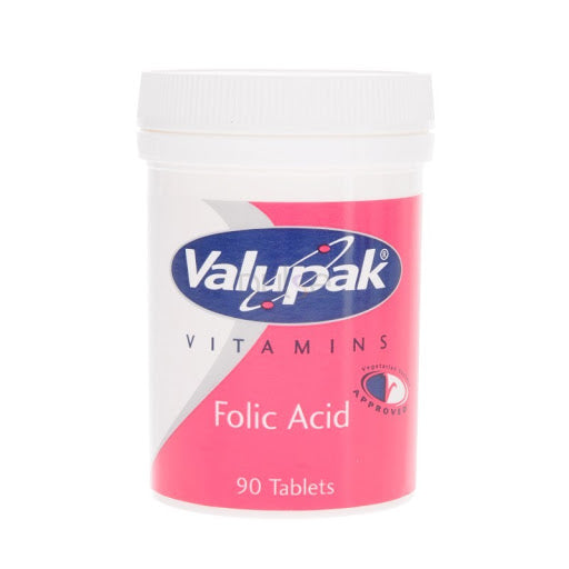 Valupak Folic Acid Tablets 400mcg x 90 -   Valupak EasyMeds Pharmacy