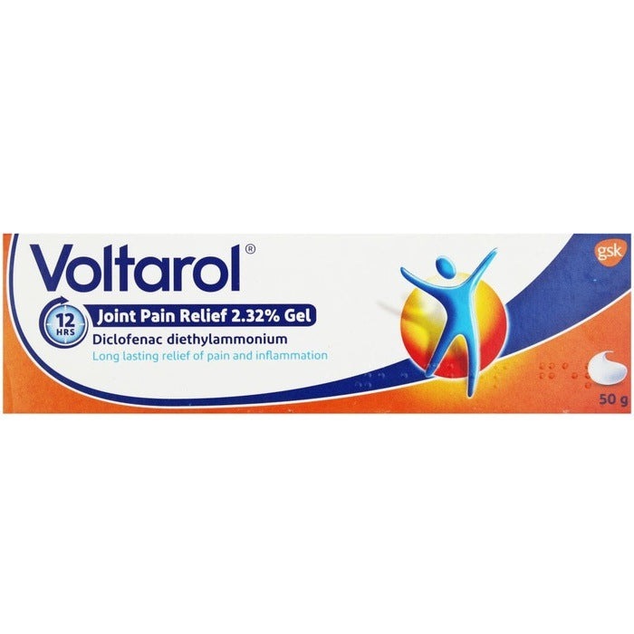 Voltarol 12 Hour Joint Pain Relief Gel 2.32% 50g -   GlaxoSmithKline EasyMeds Pharmacy