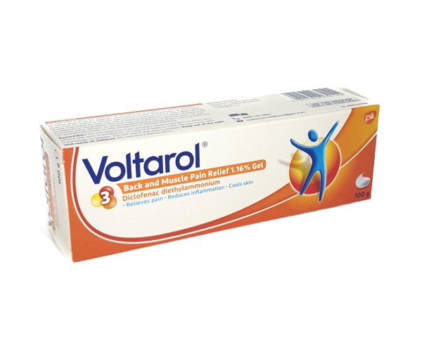 Voltarol Back & Muscle Pain Relief 1.16% Gel 100g GlaxoSmithKline