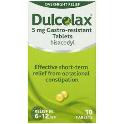 Dulcolax Bisacodyl Gastro-Resistant 5mg Tablets - Pack of 20 -   Dulcolax EasyMeds Pharmacy