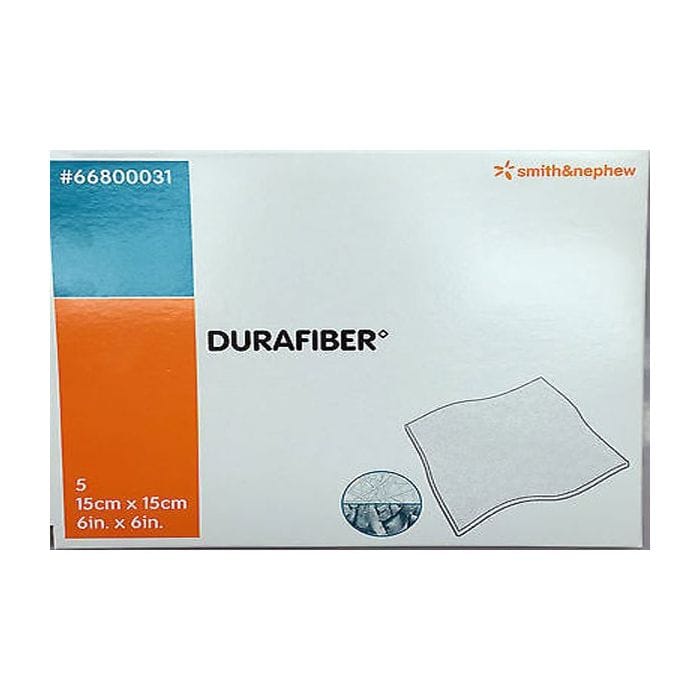 Durafiber Non-woven Gelling Fibre Dressings 15cm x 15cm x 5 -   Smith & Nephew EasyMeds Pharmacy