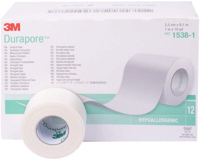 Durapore Silk Tape 2.5 cm X 9.1 m (Box of 12) -   Durapore EasyMeds Pharmacy