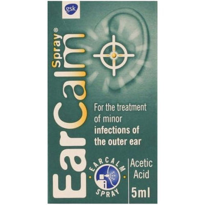 Ear Calm/Earcalm Calming Ear Spray 5ml - For Ear Irritation -   GlaxoSmithKline EasyMeds Pharmacy