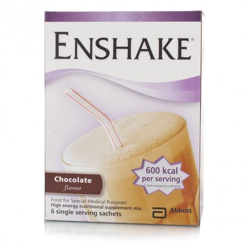 Enshake Sachets Chocolate (6 x 96.5g) -   Abbott EasyMeds Pharmacy