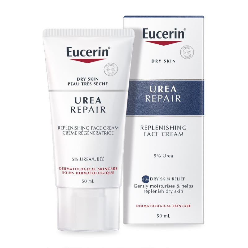 Eucerin Dry Skin Relief Face Cream 5% Urea 50ml - Pack of 2 -   Eucerin EasyMeds Pharmacy