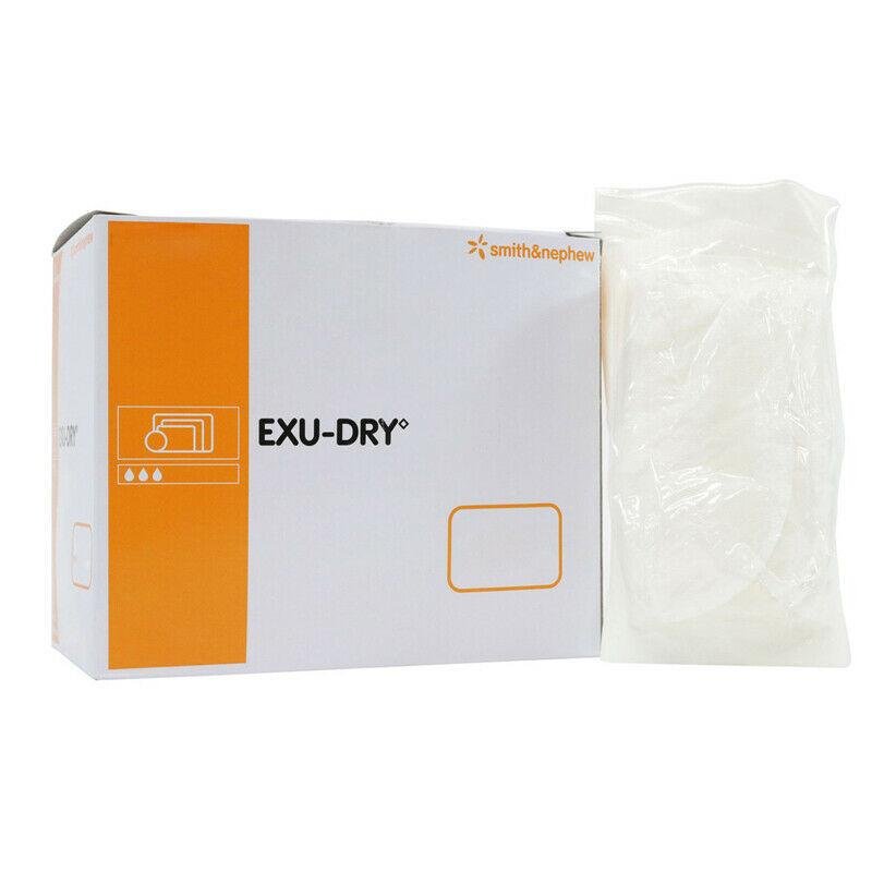 Exu-Dry Absorbent Cellulose Dressing with Fluid Repellent 10cm x 15cm x 10 -   Smith & Nephew EasyMeds Pharmacy