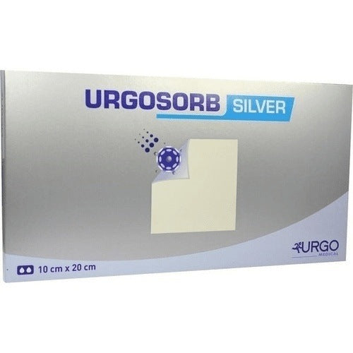 Urgosorb Silver Dressing 10cm x 20cm x 5 Sterile Absorbent Anti-bact Alginate -   Urgo Medical EasyMeds Pharmacy