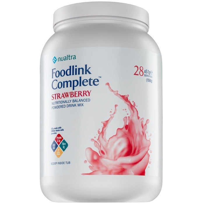 Foodlink Complete Strawberry Tub 1596g -   Nualtra EasyMeds Pharmacy