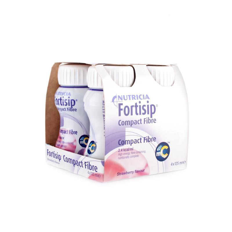 Fortisip Compact Fibre Strawberry ( 4 x 125ml) -   Nutricia EasyMeds Pharmacy