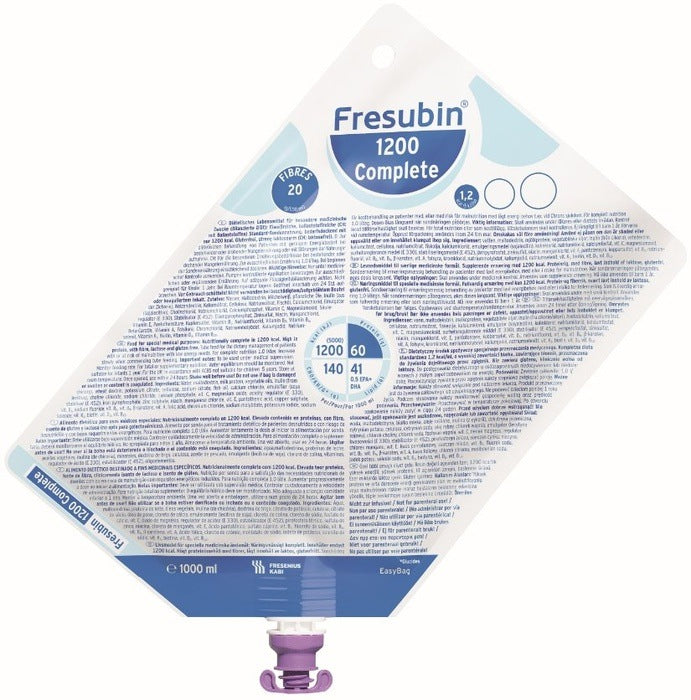 FRESUBIN 1200 Complete Tube Feed Easy Bag 1000ml x 8 -   Fresenius EasyMeds Pharmacy