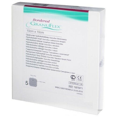 Granuflex Bordered Sterile Dressing(s) 10cm x 10cm Ulcers/Burns/Wounds/Abrasions -   Convatec EasyMeds Pharmacy