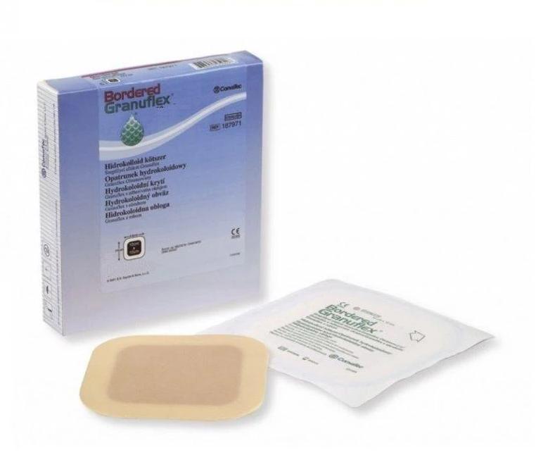 Granuflex Bordered Sterile Dressing(s) 15cm x 15cm Ulcers/Burns/Wounds/Abrasions -   Convatec EasyMeds Pharmacy