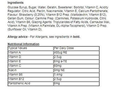 Haliborange for Kids 3-7 Mr. Men Little Miss Multivitamins - 30 Strawberry Flavour Softies - 6 Pack -   Seven Seas EasyMeds Pharmacy