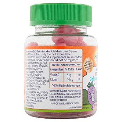 Haliborange Kids Mr. Men Little Miss Calcium and Vitamin D Strawberry softies 30 -   Seven Seas EasyMeds Pharmacy